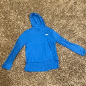 Dri-Fit blue Nike sweatshirt